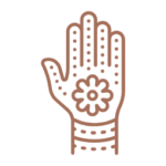Simple Mehndi design icon