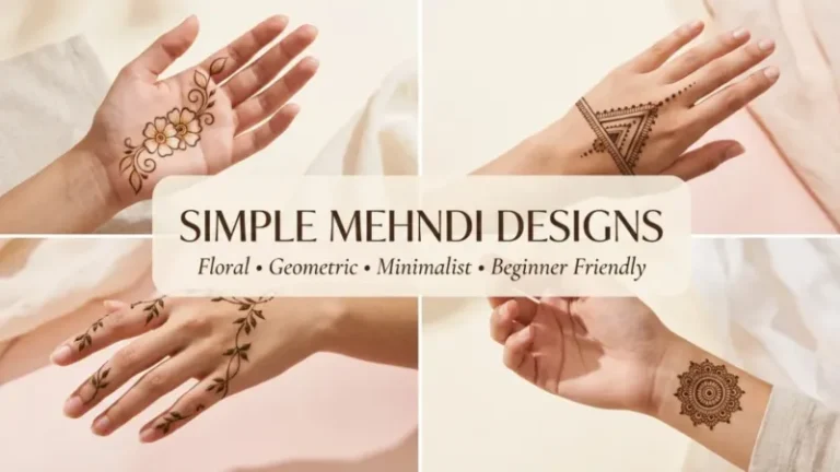 Simple Mehndi Designs: Effortless Elegance for Every Occasion